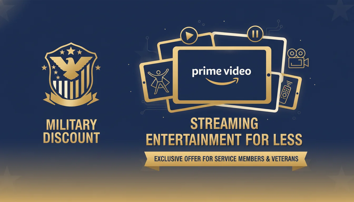 Amazon Prime Video Military Discount