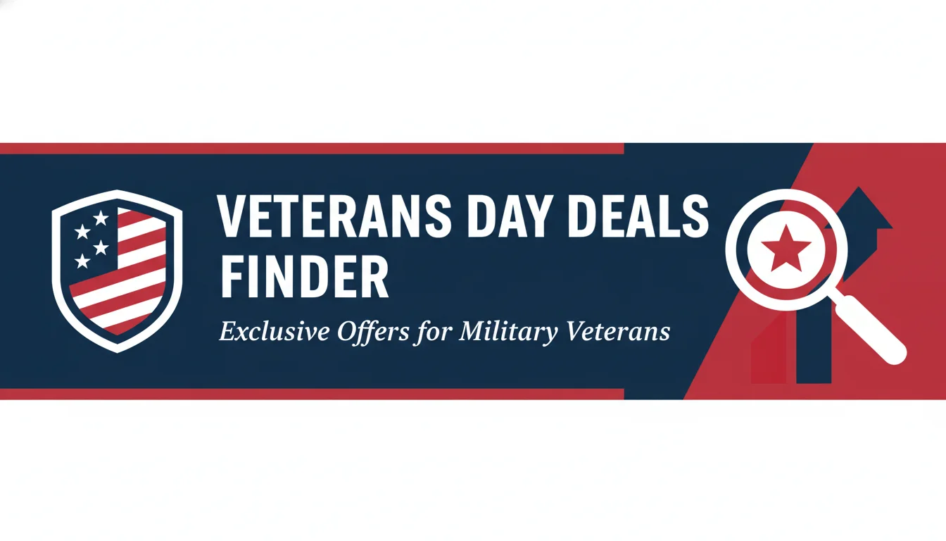 Veterans Day Deals Finder 2026